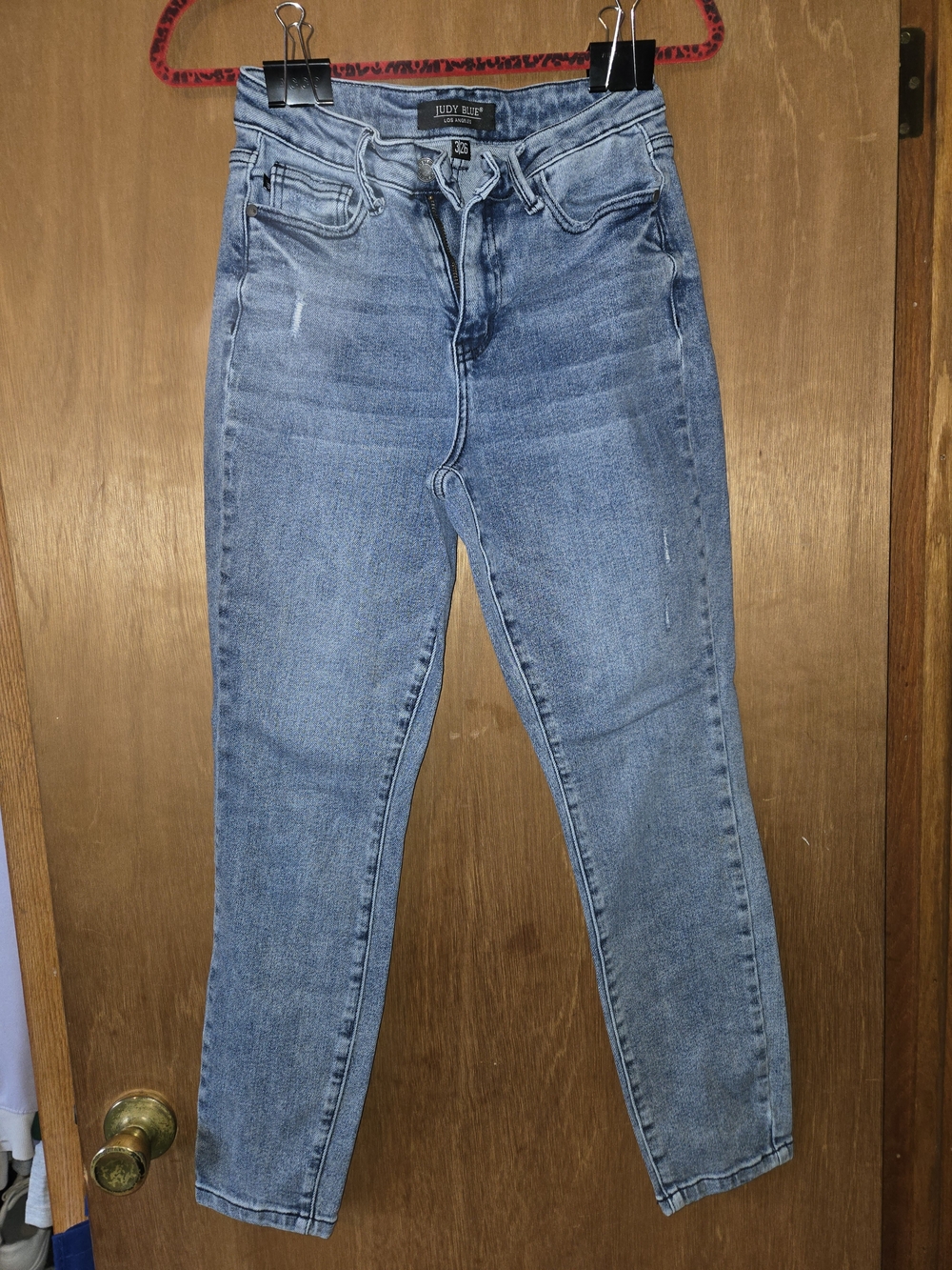 Judy Blue Size 3/26 Light Blue High-Rise Slim Jeans